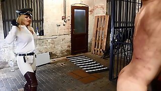 Full Force Bullwhipping At The British Institution.