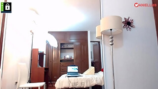 Ecuadorian Girl Einiellix Assdildoing In Pink Babydoll - Webcam