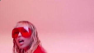 Miley Cyrus In Latex