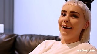 Amateur German Minx Talks About Big Dicks