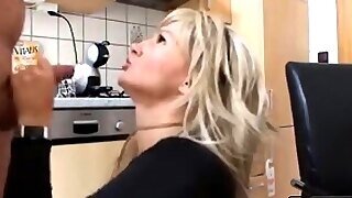 Voluptuous Blond Mom Gets Rammed Doggystyle