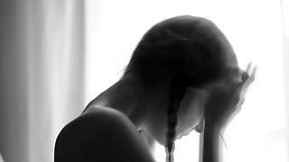Erotic. Between Closed Curtains.