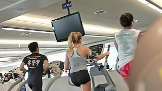 Teen Girl At Gym