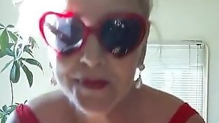 Granny Hot Ass Swimwear Modeling