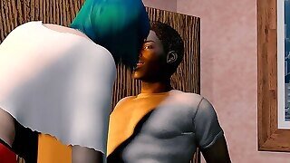 Large Titty Teenage With Huge Booty - Blow Job Breast Expansion Growing Ass