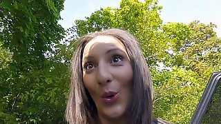 This Dark Haired Strumpet Will Do Anything For Money