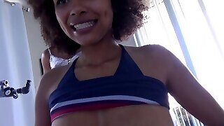 Ebony Nubiles Share Milky Boner - Milu Blaze & Alina Ali