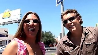 Busty Babe, Alisandra Monroe Gave A Titjob To Her Lover And Then He Fucked Her Good