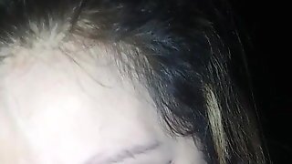 Sexy Redhead Girlfriend Gives Daddy A Welcome Home Blowjob
