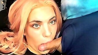 Sloppy Blowjob With Bad Dragon Lube