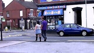 Black Street Hooker And Faty In Fishnets