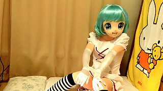 Cosplay Masturbation, Chinese Kigurumi, Chinese Bondage Girl