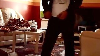 Mature Woman Wanking Off Boyfriend While Her Husband Is Not At Home