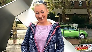 German Scout - Housewife Mandy Deep Ass Sex Coition At Street Casting