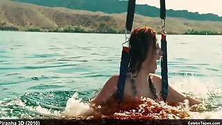 Jessica Szohr, Kelly Brook & Riley Steele Nude & Sexy Bikini
