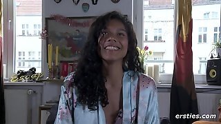 Hot Sex Interview  With Ebony Nymph Caroline - Amateurs