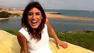 Nasty With Man Milk On Her Hairy Twat - Julia Roca