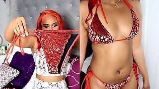 Phat Ass Ebony Panty Try On 21