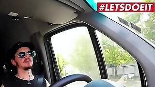 Letsdoeit - Big Tits Teen Lia Louise Gets Fucked And Facialized In The Sex Bus