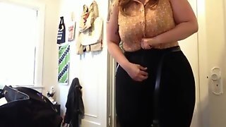 Cute Sexy BBW Changing Clothes