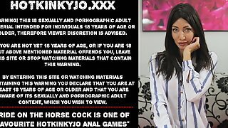 Ride On The Horse Cock Is What Hotkinkyjo Love!!!!