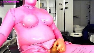 Webcam Stream In Punk Latex Suit (compilation)