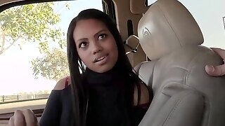 Berlyn Is A Sweet, Teen Brunette Who Is Not Shy At All To Fuck A Stranger