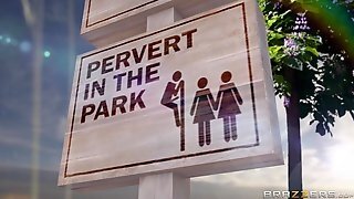 Pervert In The Park Jerking On Hot Milfs