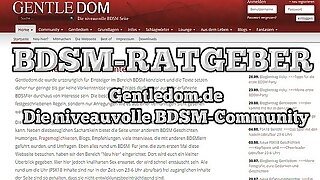 Bdsm Interview: Interview With The Operator Of Gentledom.de