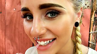Naomi Woods Moves Hips Up And Down An Erected Cock