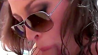 Mofos - Splendid All-natural Brunette Lily Love Goes Skinny-dipping