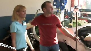 Jung Trainee Hard Fucked In The Workshop