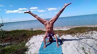 Beach Yoga 2