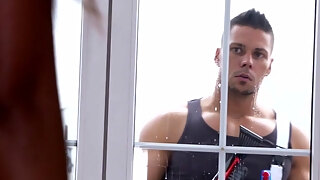 Ebony Beauty Lola Marie Fucked By Randy Window Cleaner