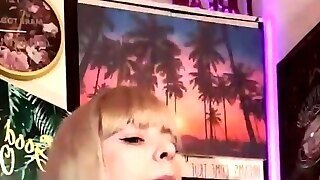 Smoking Good Blonde Waiting For U
