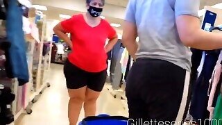 Candid Big Butt Granny BBW