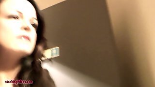 Hot MILF Thinks She Is Alone Masturbating In The Bathroom