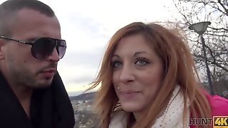 Hunt4k. I Hunted A Smoking Naughty Chick Next To Her BF
